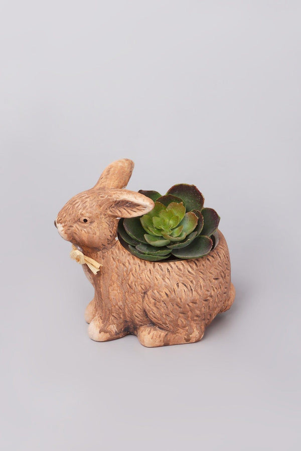 g decor Wild Ceramic Bunny Planter