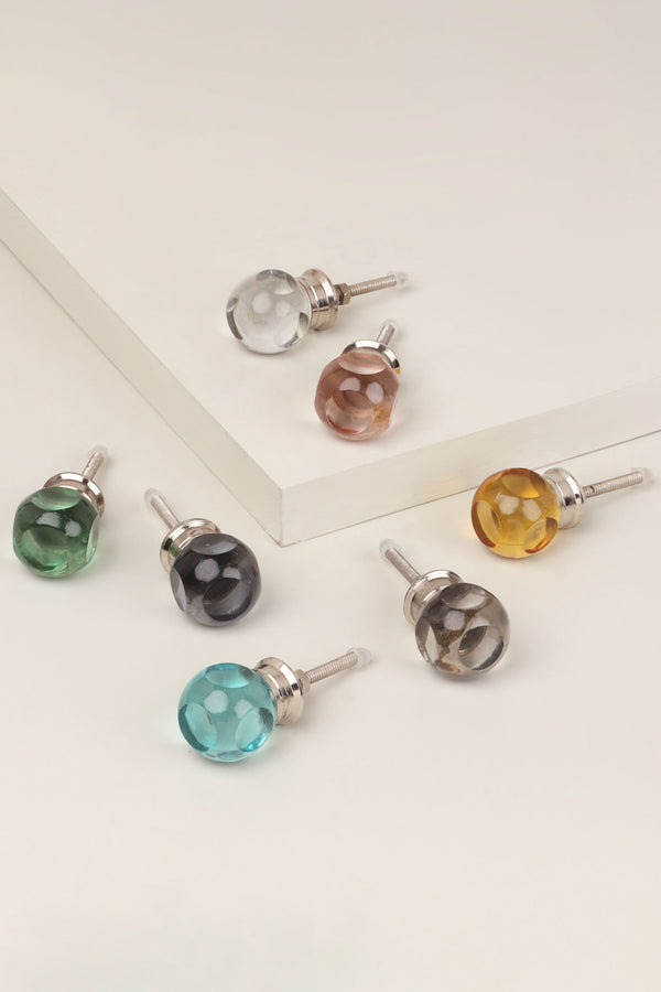 g decor Glass Transparent Gemstone Dice Cube Cabinet Knob Clear g decor Glass Transparent Gemstone Dice Cube Cabinet Knob Clear
