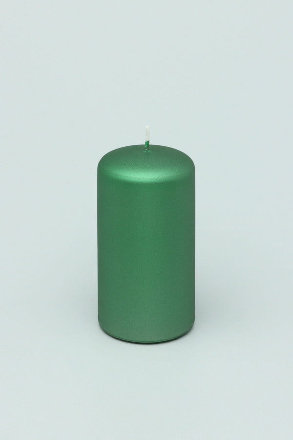 G Decor Grace Alouette Forest Green Lacquered Pillar And Ball Candles Ball