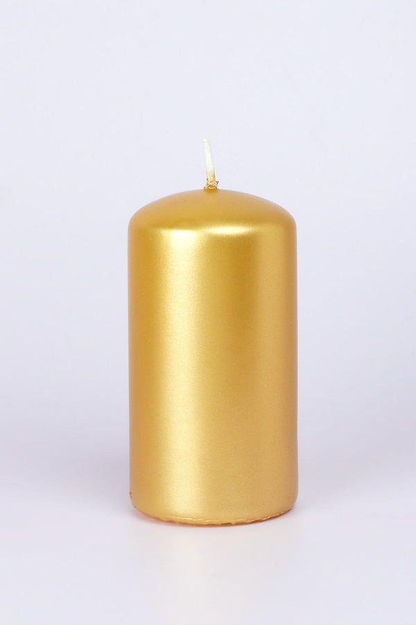 G Decor Grace Alouette Gold Lacquered Pillar And Ball Candles Ball