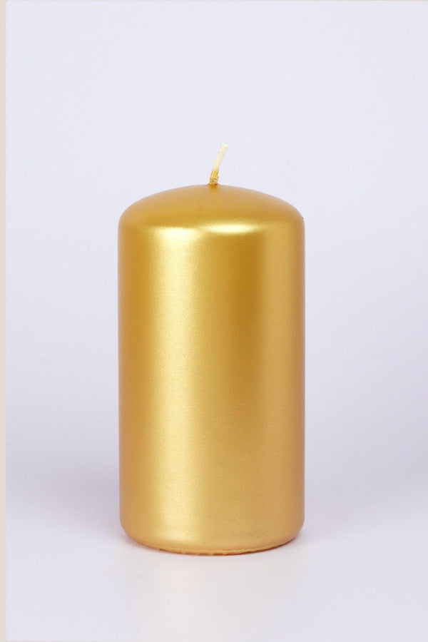 G Decor Grace Alouette Gold Lacquered Pillar And Ball Candles Ball