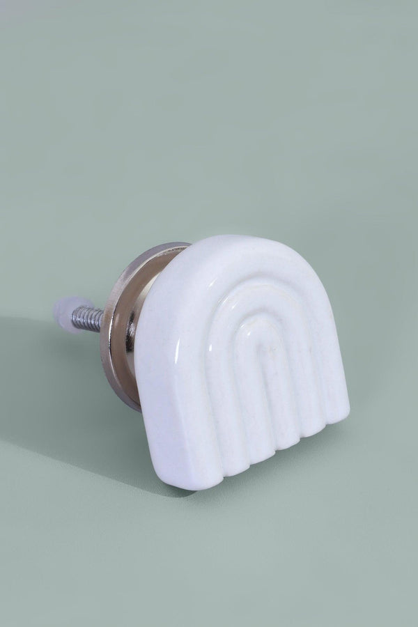 G Decor Happy Rainbow Pastel Ceramic Door Knobs Pink