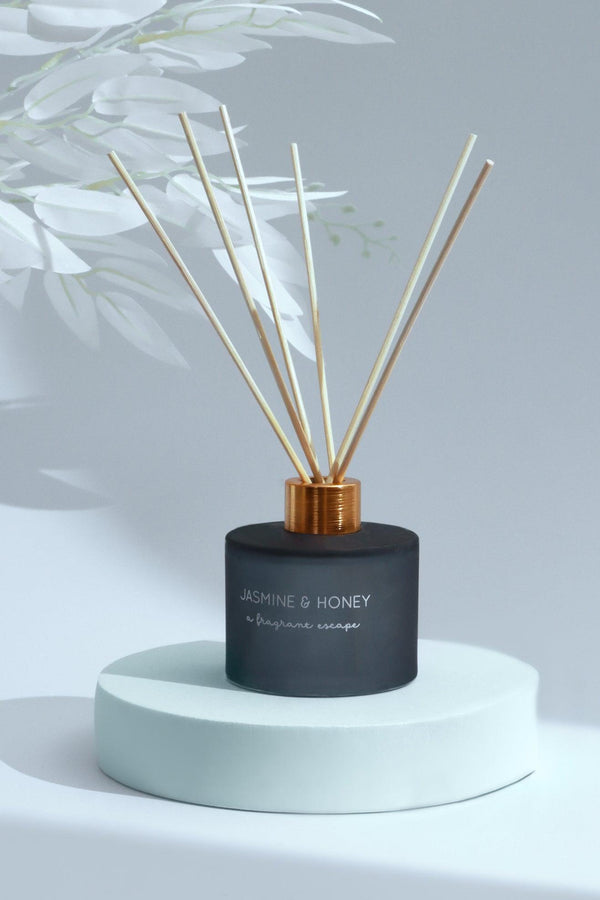 G Decor Jasmine And Honey Scented Reed Diffuser With Gift Box