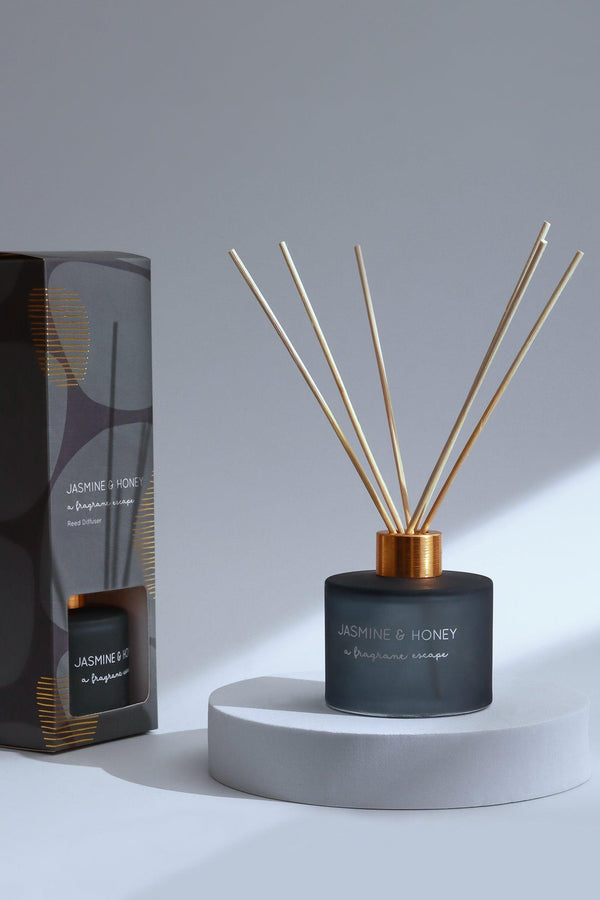 g decor Jasmine and Honey Scented Reed Diffuser with Gift Box