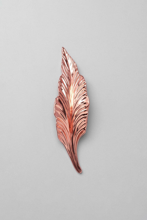 G Decor Large Rose Gold Leaves Cupboard Pull Draw Handle