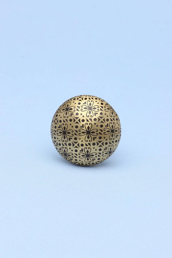 G Decor Le Grand Palais Brass Door Knob Cupboard Drawer Black