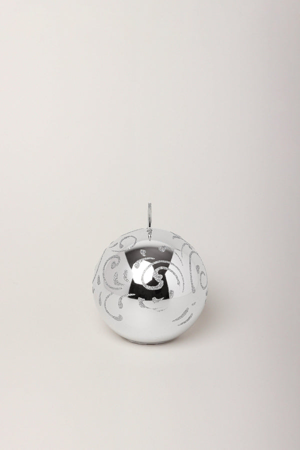 G Decor Mirror Glass Effect Twilight Hand-Finished Limited Edition Glitter Pillar & Ball Candles Ball