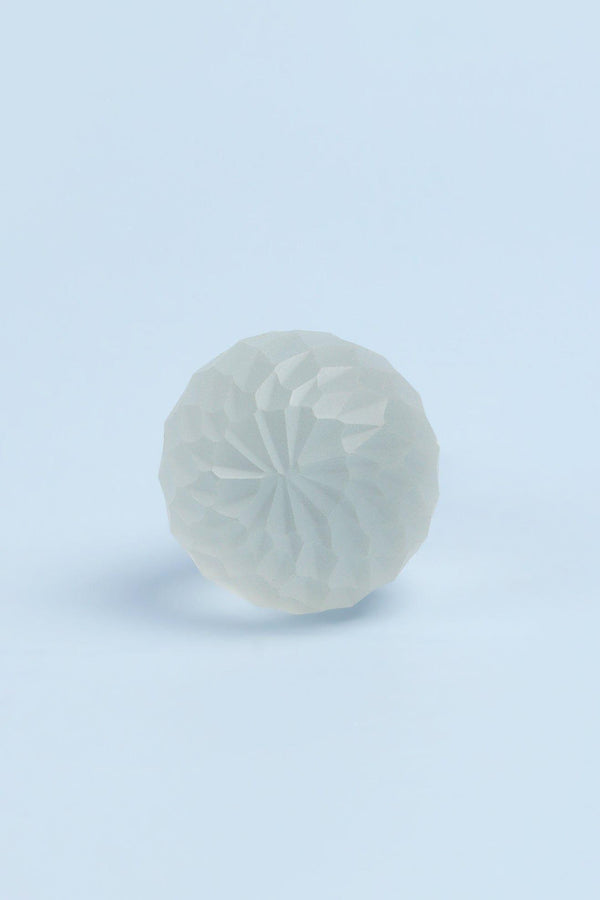 G Decor Moonlit Gem Night Spiral Matt Glass Knob In Light Colours Blue