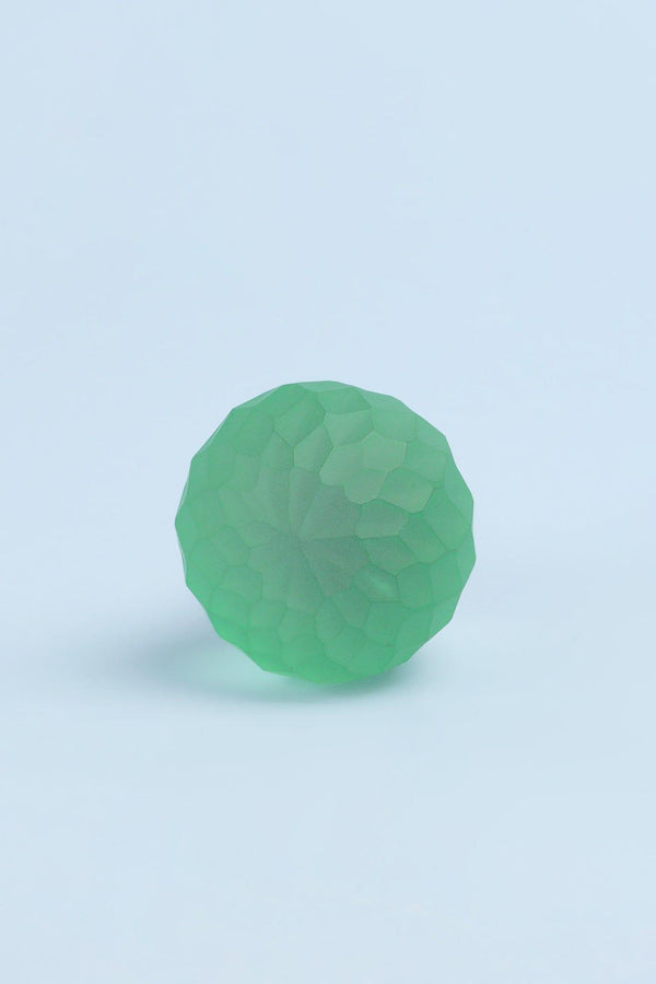 G Decor Moonlit Gem Night Spiral Matt Glass Knob In Light Colours Blue