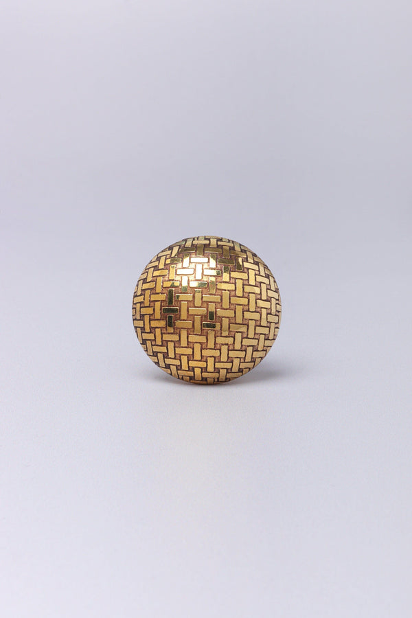 G Decor Mughal Brass Textured Door Knob Cupboard Drawer And Door Handle Mughal