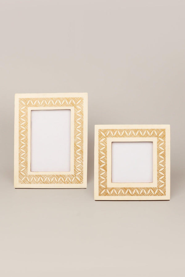 G Decor Navajo Handcrafted Geometric Pattern Photo Frame Picture Display Small