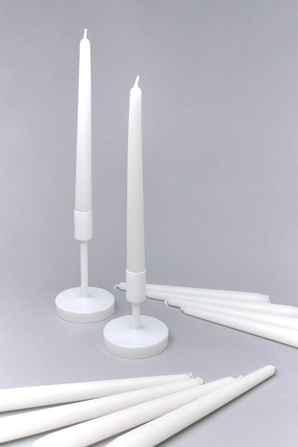 g decor Nordlys Tall Matt White Dinner & Taper Candles Pack of 2 10 or 20 Scandinavian Design Pack of 10