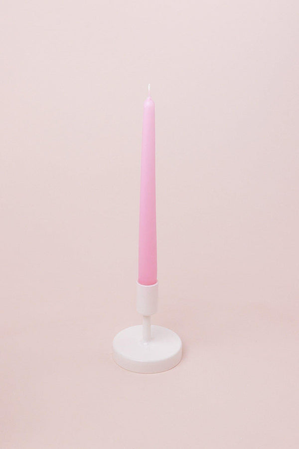 G Decor Pastelaria Set Of 2 10 Or 20 Baby Pink Tall Pastel Dinner & Taper Candles Set Of 10