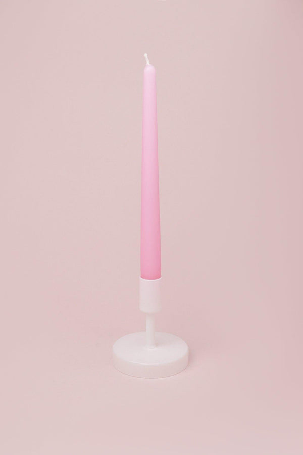 G Decor Pastelaria Set Of 2 10 Or 20 Baby Pink Tall Pastel Dinner & Taper Candles Set Of 10