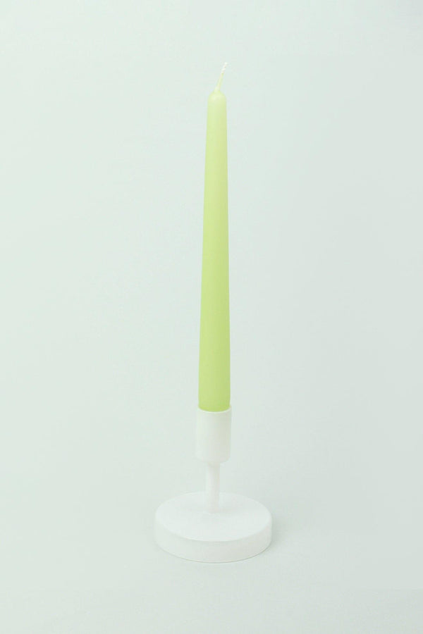 G Decor Pastelaria Set Of 2 10 Or 20 Pale Pistachio Tall Pastel Dinner & Taper Candles Pack Of 10