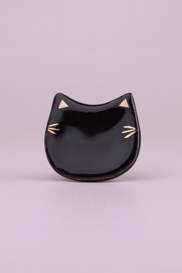 G Decor Pawfect Playful Cat Ceramic Cabinet Knob Blue