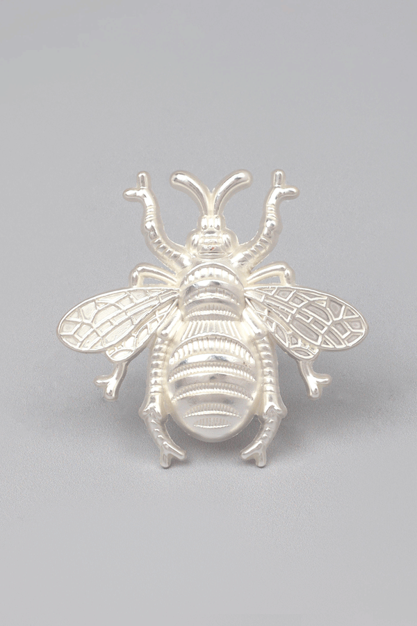 G Decor Rose Gold Queen Bee Handle And Silver Honeybee Knob Rose Gold