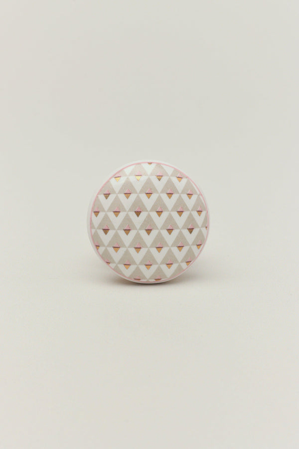 G Decor Royal Gold Ceramic Knob Luxury Door Cupboard & Drawer Handle Hive