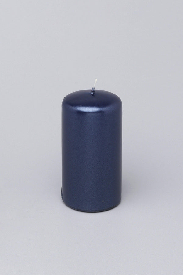 G Decor Satinea Varnished Shimmer Pillar Candle Elegant Home Glow With A Satin Finish Gold