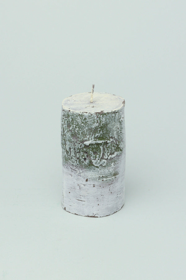 G Decor Scandinavian Hand-finished Birch Tree Pillar Candle Rustic Woodland Nordic Minimalist Decor Small