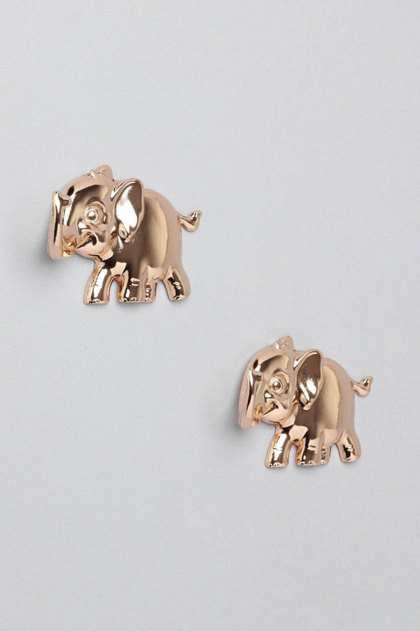 g decor Set of 2 Elephant Gold Wall Hooks Sculpted Animal Design for Coats Towels & Accessories Gold