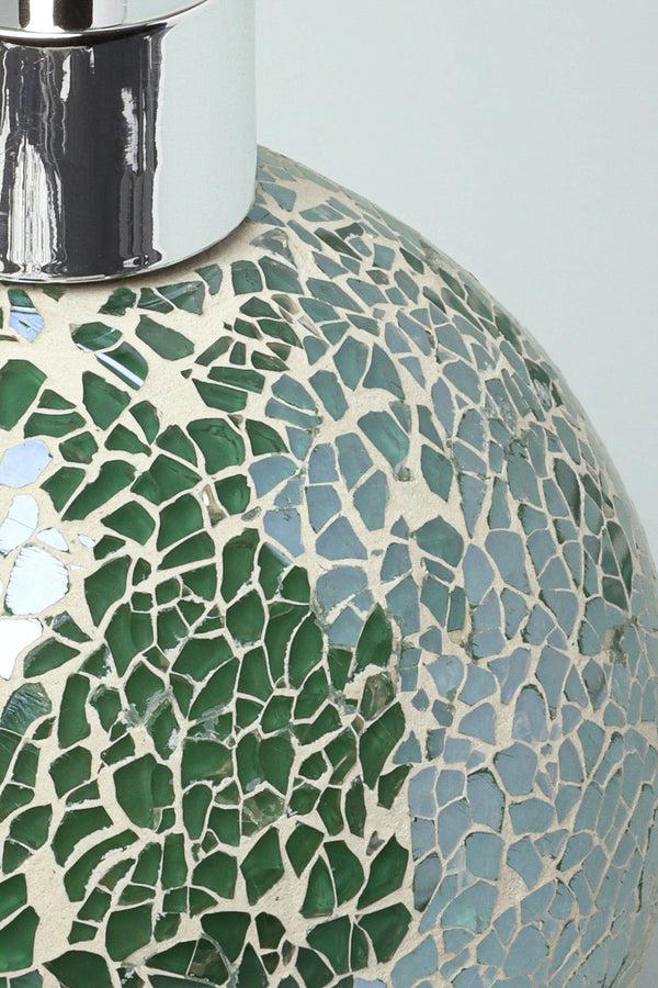 G Decor Set Of 3 Pieces Corfu Mosaic Emerald Bathroom Set