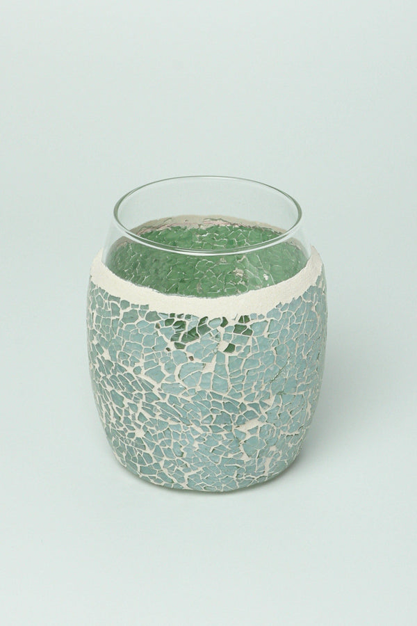 G Decor Set Of 3 Pieces Corfu Mosaic Emerald Bathroom Set