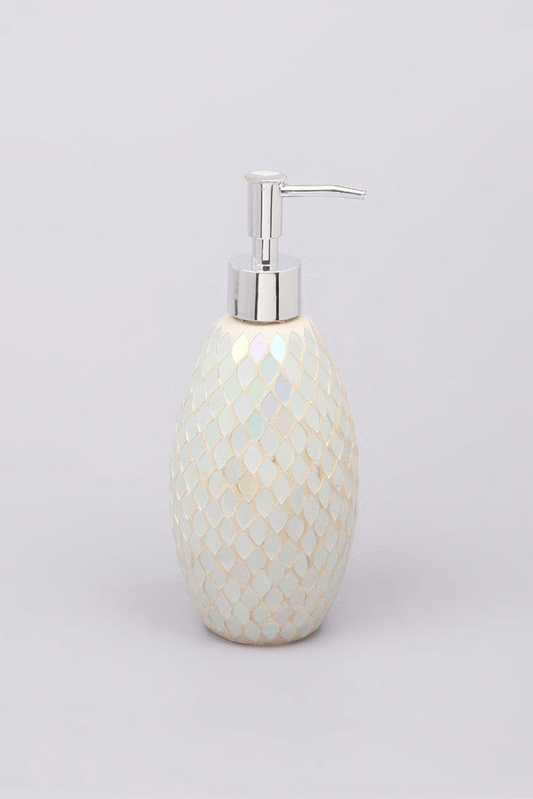 G Decor Set Of 3 Pieces Verona Glass Mosaic Mermaid Bathroom Set