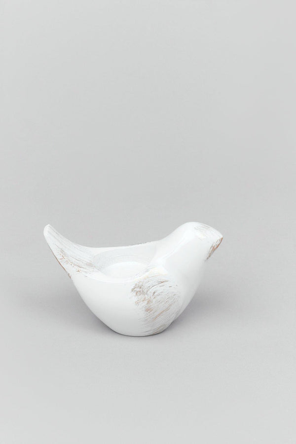 G Decor Set Of 3 Rustic Ceramic Pigeon Tealight Holders