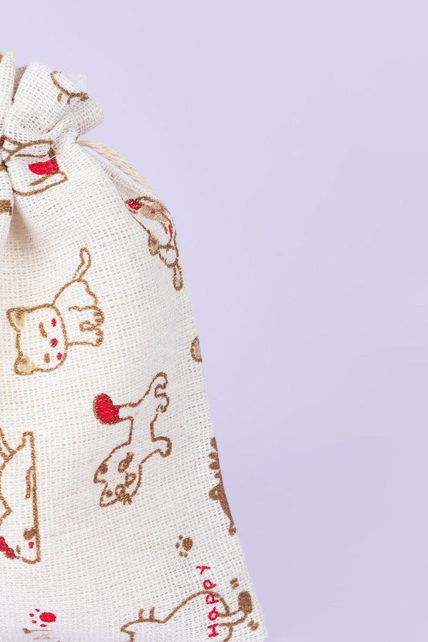 G Decor Set Of 5 Or 10 Charming Cat Elegance Hessian Gift Sacks With Kitten Patterns