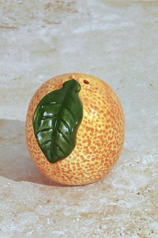 G Decor Set Of Orange-Shaped Salt And Pepper Shakers