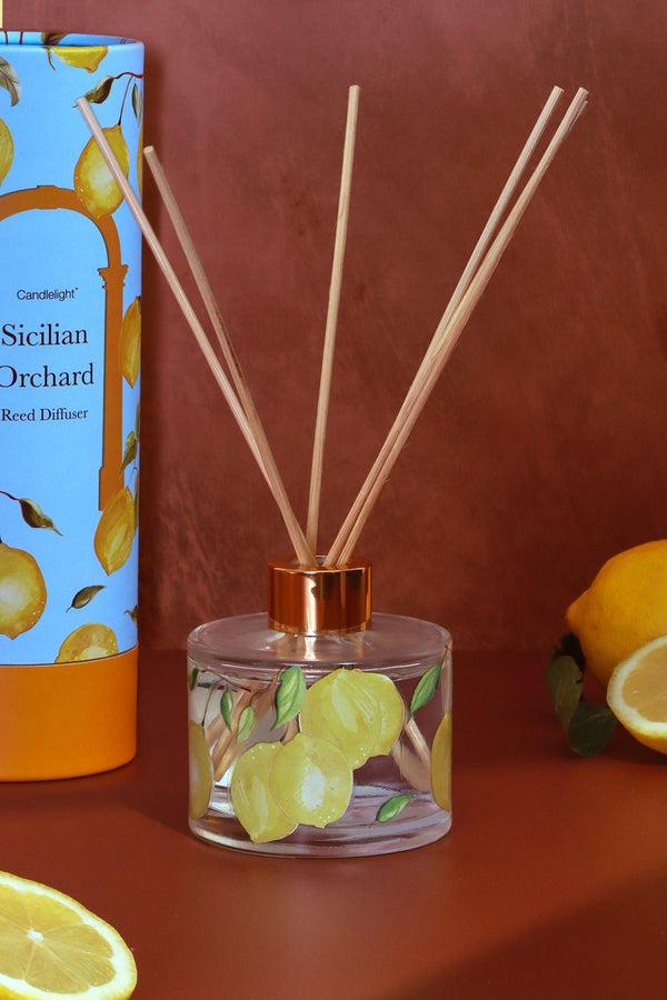 g decor Sicilian Orchard Scented Reed Diffuser with Gift Box