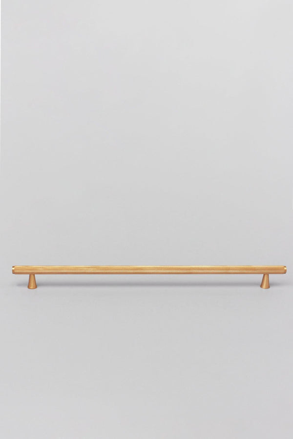 G Decor Solid Matt Brass Knurled T Bar Kitchen Gold Cupboard Handles