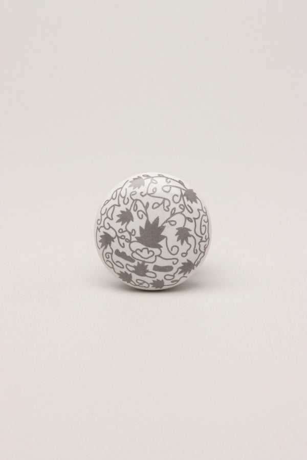 G Decor Success Ceramic Door Knob Cupboard Drawer Door Handle Flower