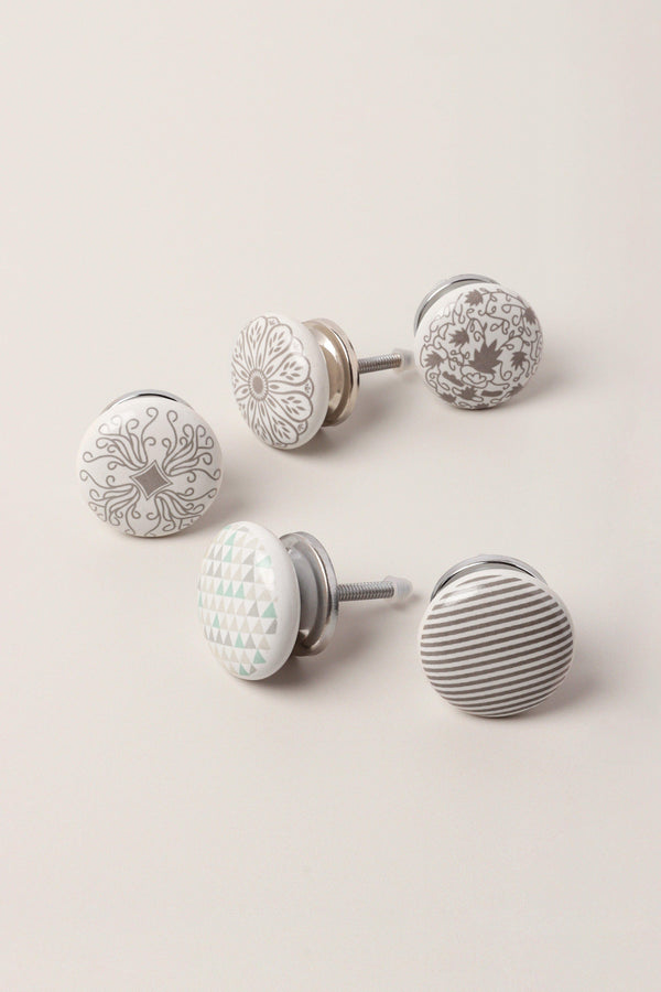 g decor Success Ceramic Door Knob Cupboard Drawer Door Handle Flower