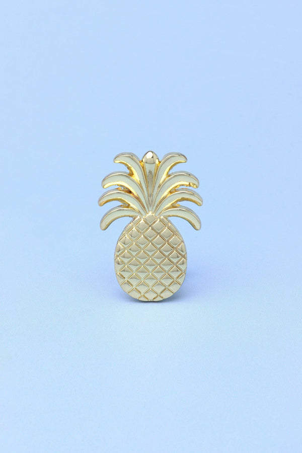 G Decor Sweet Pineapple Knob Tropical Cupboard & Drawer Handle Gold