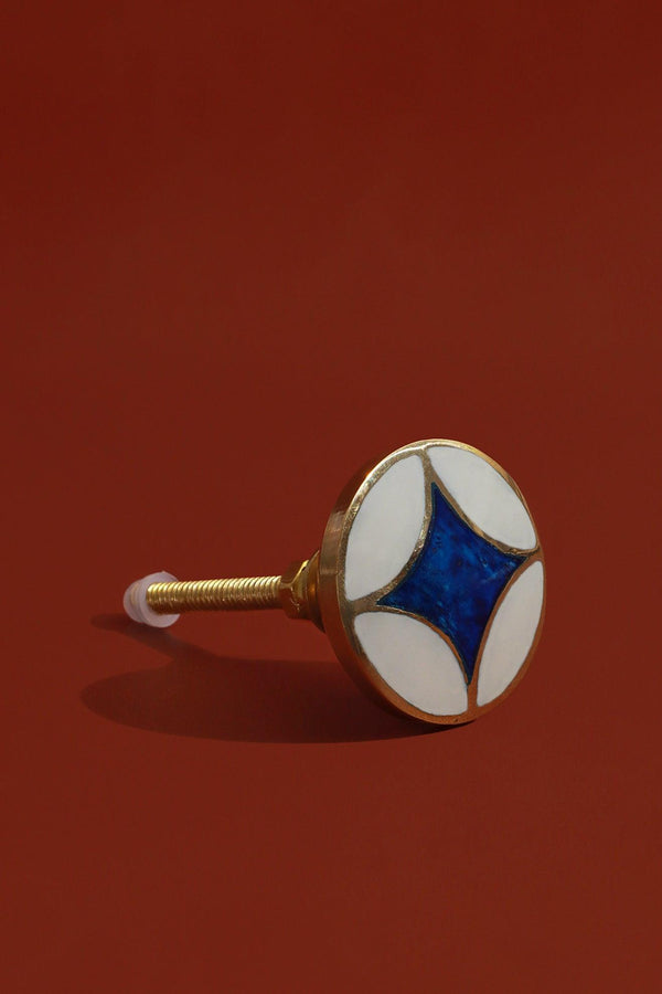 G Decor Toledo Mother Of Pearl Gold Brass Pull Knobs Grey