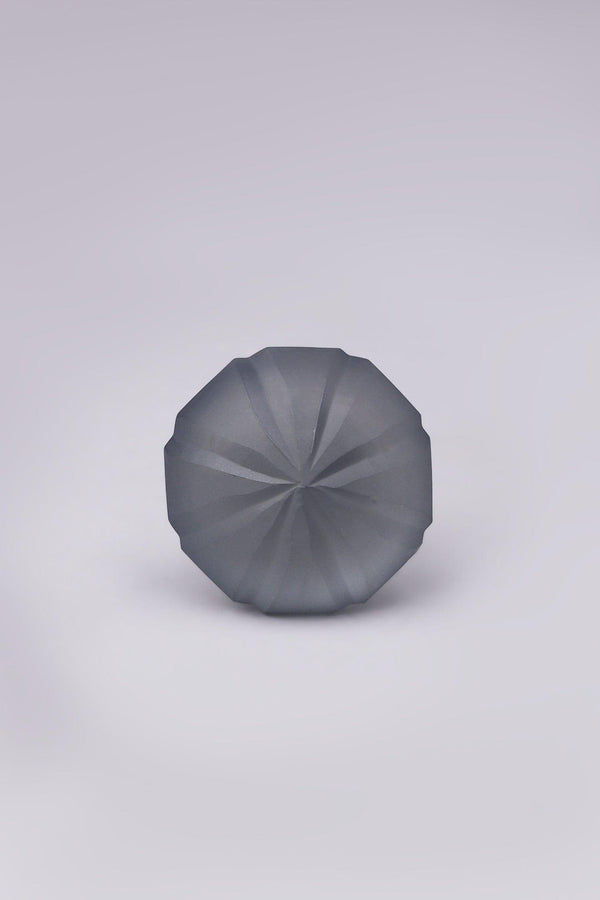 G Decor Tuscany Umbrella Matt Glass Door Knob Shadows Clear