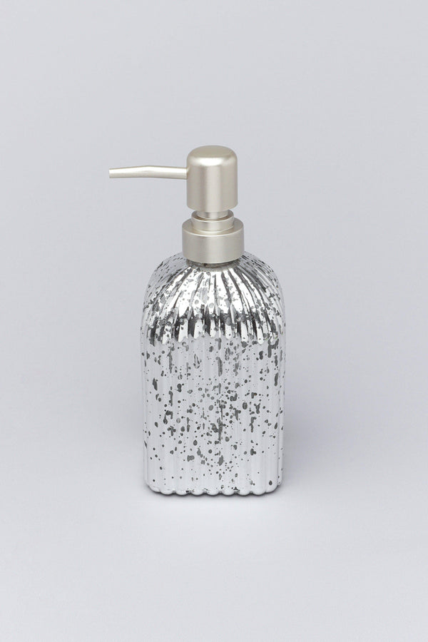 G Decor Two Piece Paris Silver Or Rose Gold Mercury Glass Bathroom Set