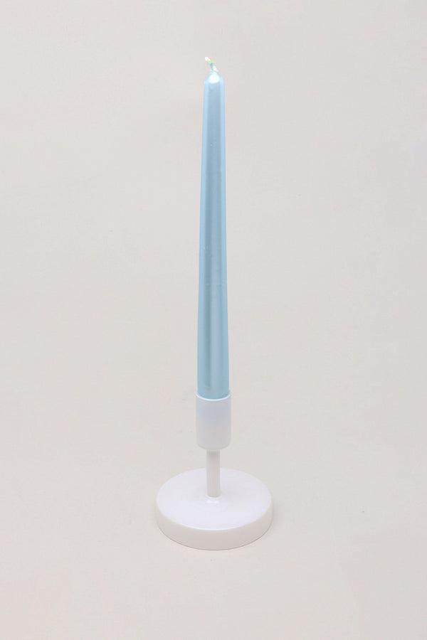 G Decor Velaré Blue Sky Set Of 2 10 Or 20 Tall Hand-Finished Opaline Dinner Candles & Taper Candles Set Of 10