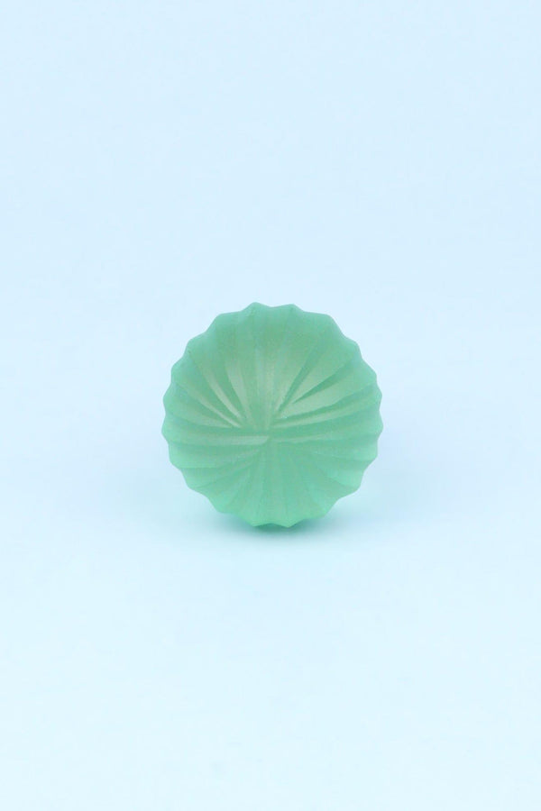 G Decor Velvet Frost Renaissance Glass Door Knobs Green