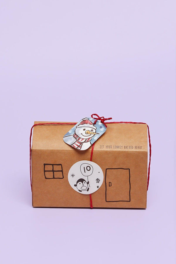 G Decor Village Countdown Foldable Card Houses Advent Calendar