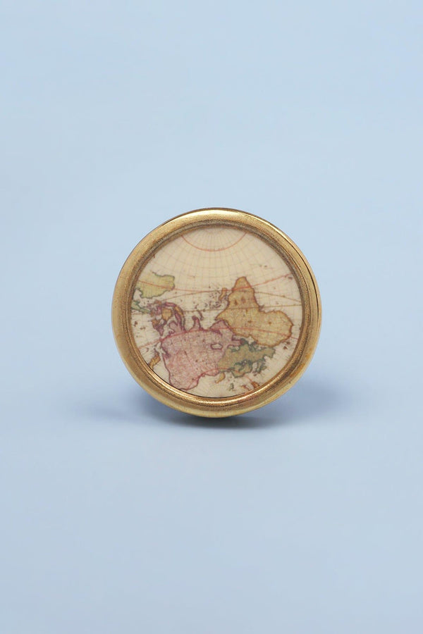 G Decor Vintage Brass Door Knob Handle With Timeless Designs Compass