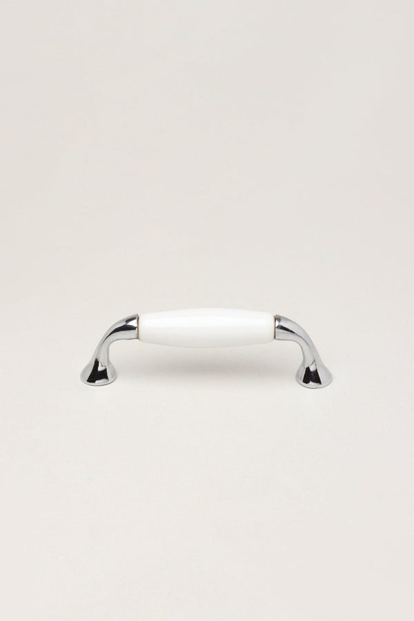 G Decor White Or Grey Ceramic Kitchen Cupboard Pull Handles