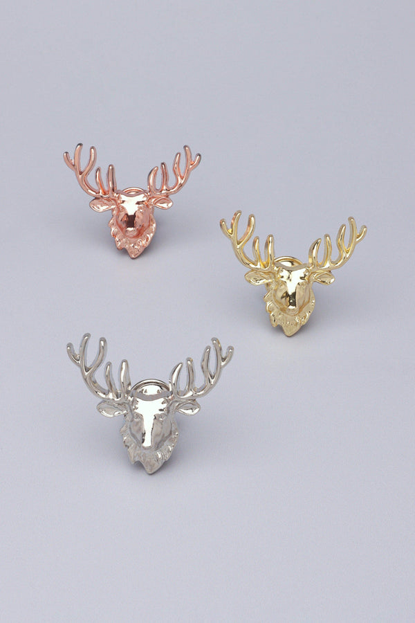 g decor Wild Beauty Deer Knobs Perfect for Cabinets & Drawers Gold