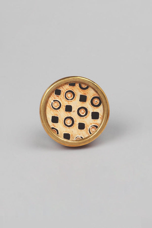 G Decor Wild Luxe Brass Knobs Animal Print Friends Collection