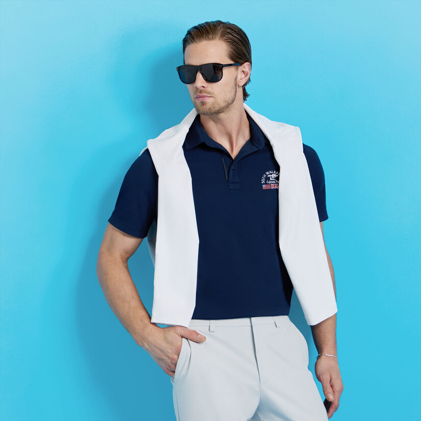 G Fore 50TH WALKER CUP ESSENTIAL PERFORMANCE PIQUÉ POLO