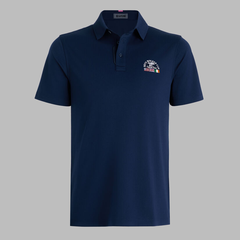 g fore 50TH WALKER CUP ESSENTIAL PERFORMANCE PIQUÉ POLO