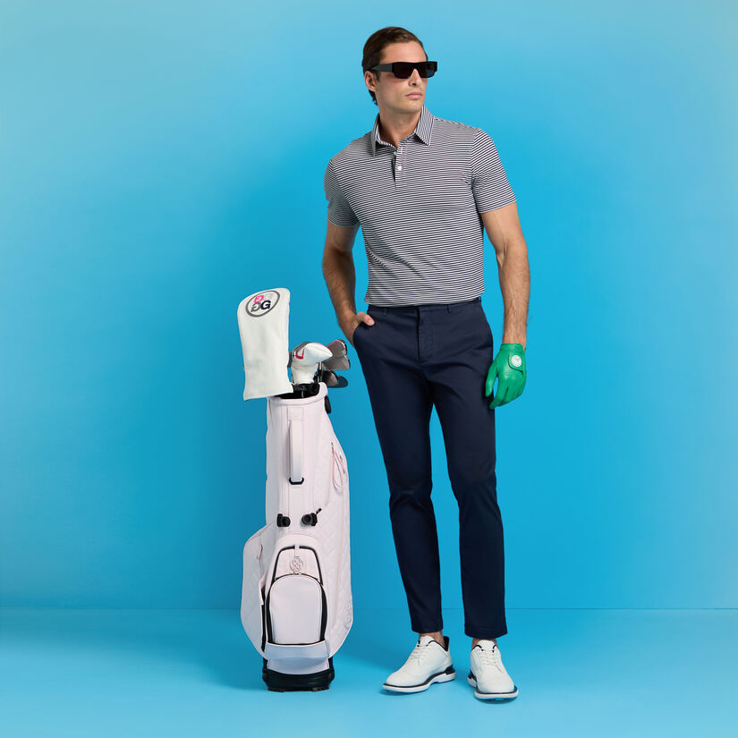 G Fore ALL PLAY STRIPE POLO