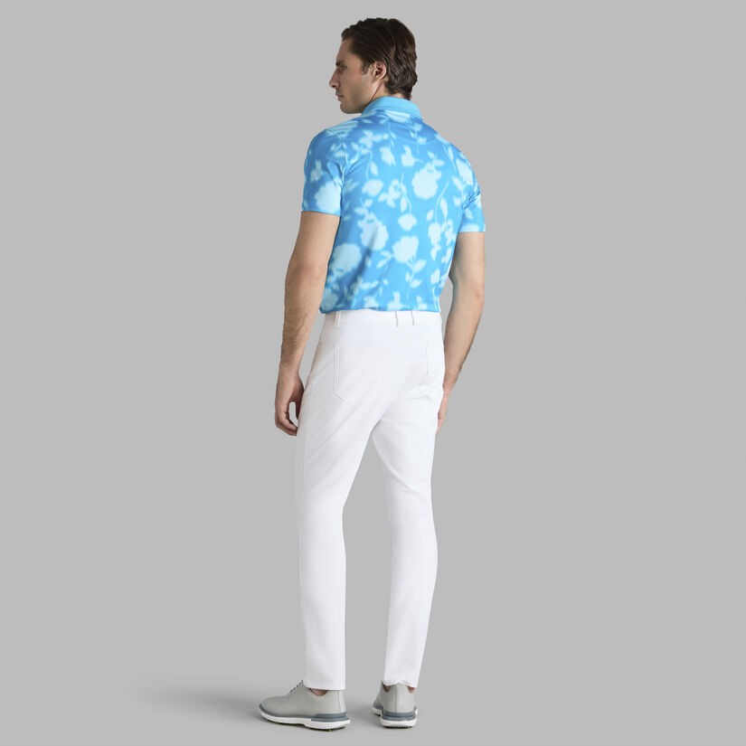 G Fore BLUR FLORAL TECH JERSEY POLO